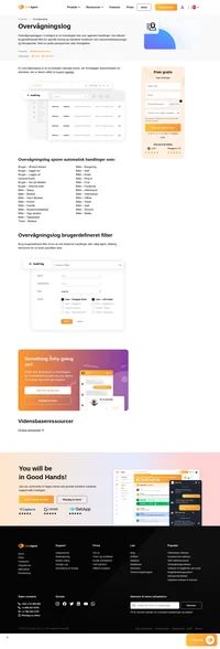 Brug et kronologisk sæt dataposter, der giver dokumentation for aktiviteter, der er blevet udført af supportagenter. Brug LiveAgents overvågningslog.