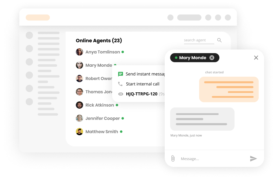 Intern chat i kundeservicesoftware - LiveAgent