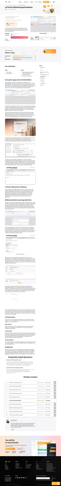 LiveAgent tilbyder mere end 175 nyttige funktioner, den hurtigste live chat-widget på markedet. Callcenter og endda dækning af kanaler som Instagram.
