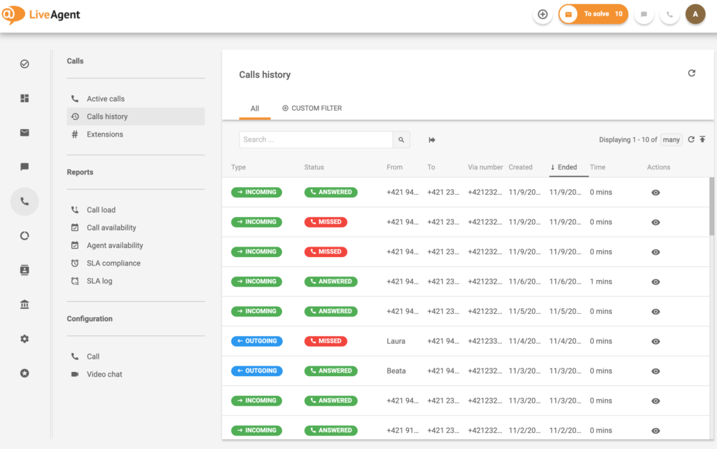 call-center-management-call-history