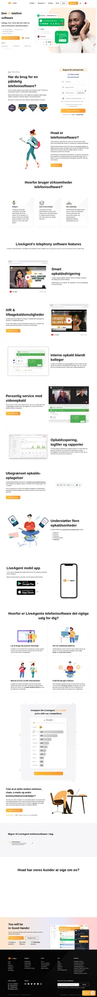 Foretag og modtag opkald via internettet med vores avancerede telefonisoftware. Foretag internationale og regionale opkald for lokale priser.
