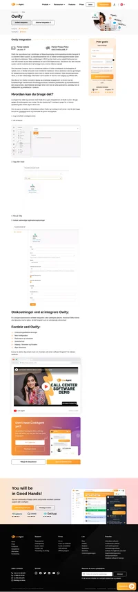 Forbedre din arbejdsgang med stor lethed ved at integrere Owifys VoIP-nummer i LiveAgent-systemet. Vores anvisninger på websiden viser vigtige vejledninger for at forenkle denne procedure.
