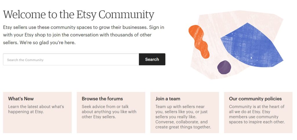 Join Etsy community