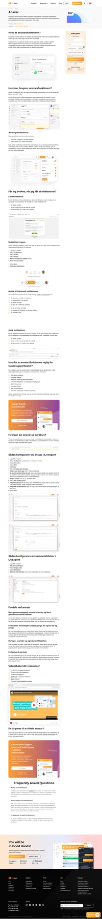 Administrer billetansvar med billetbesiddelse. Du kan overdrage ejerskab til medarbejdere, der er ansvarlige for at løse billetterne.