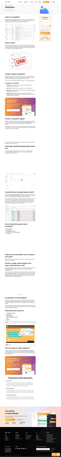 Tag dig af uopfordrede e-mails med SPAM-filtre. SPAM-filtre holder din indbakke ren og sikker mod hackere og malware.