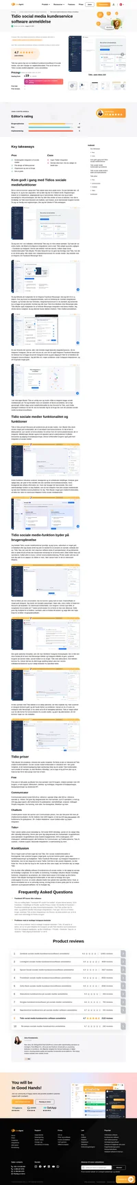 LiveAgent er et godt Tidio-alternativ med superhurtig live chat og et multi-channel billetsystem med rimelige priser.