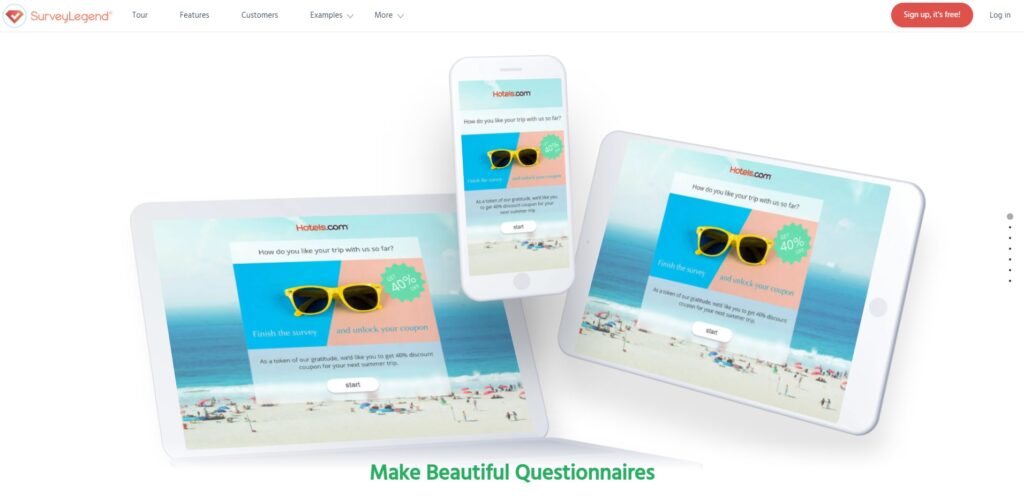 Survey Legend hjemmeside