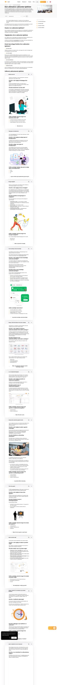 Interesseret i at starte et callcenter, men har ingen anelse om, hvor man skal begynde? Vi har sammensat en callcenter-tjekliste, der gennemgår det hele.