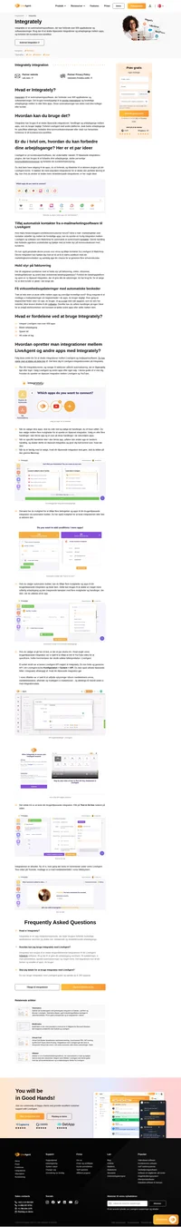 Integrately er et tredjepartsværktøj, der kan bruges til at skabe forskellige integrationer mellem enhver form for software.